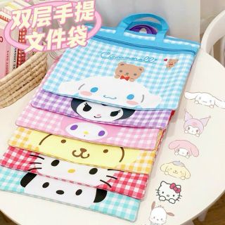 Túi Học Thêm Dáng Ngang Hoạt Hình