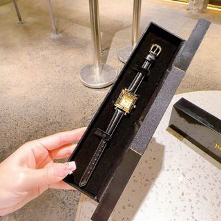 ĐỒNG HỒ NỮ CAO CẤP Y S L DÂY DA MẶT VUÔNG MINI 25MM FULLBOX 3