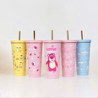 Ly Giữ Nhiệt kèm ống hút
