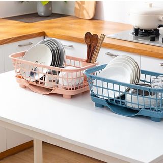 Rổ úp bát có khay thoát nước