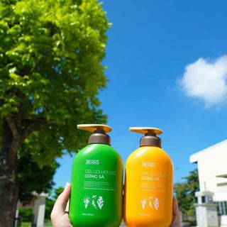 Cặp Gội Gừng Sả Hữu Cơ Cỏ Cây Hoa Lá 500ml