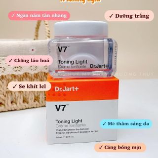 Kem Dưỡng Trắng Da V7 50ml Toning Light Dr.Jart+ Hàn Quốc