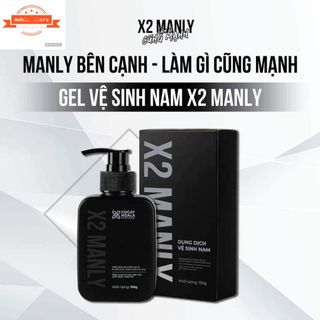 DDVS Nam X2 Manly 150ml - Làm Sạch Khử Mùi Vùng Kín Nam