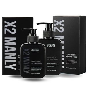 DDVS Nam X2 Manly 150ml - Làm Sạch Khử Mùi Vùng Kín Nam
