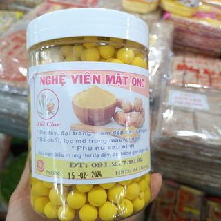 Viên nghệ mật ong nguyên chất hàng chuẩn hộp 400g - CTB759