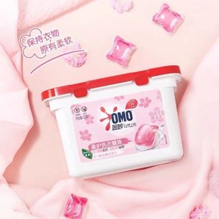 Viên giặt quần áo,viên lưu hương OMO GELBALL Nội Địa Trung - viên giặt omo 3 trong 1