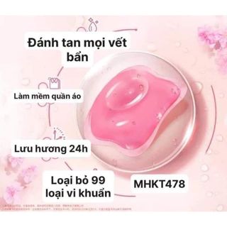 Viên giặt quần áo,viên lưu hương OMO GELBALL Nội Địa Trung - viên giặt omo 3 trong 1