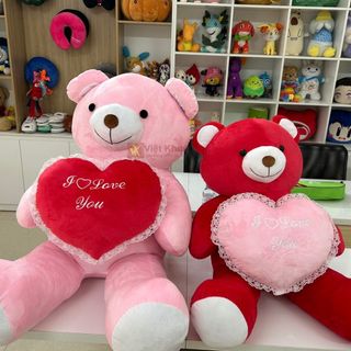 Gấu bông I Love You - Xưởng sản xuất gấu bông Việt Khuê