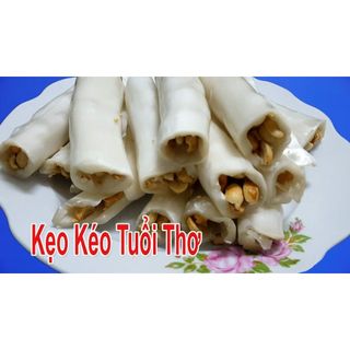 Combo 2 gói Kẹo lạc vừng dồi, kẹo dồi lạc, kẹo kéo tuổi thơ gói 250g, vỏ mỏng, nhiều nhân, thơm ngon, giòn rụm CTB757 - BECHIP