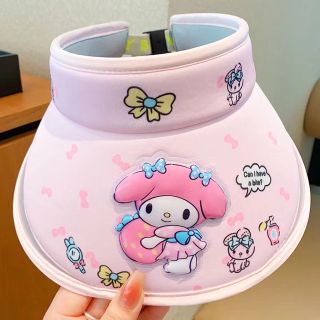 Mũ chống nắng hở chóp hình hoạt hình kuromi cho be 2-12t
