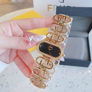 ĐỒNG HỒ NỮ CAO CẤP FENZI DÂY THÉP LOGO MẶT BẦU VIỀN ĐÁ XẢ KHO 5