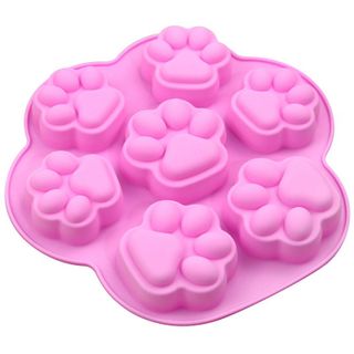 Khuôn sillicon 7 chân gấu, chân mèo, chân chó dùng làm thạch rau câu , topping giá rẻ