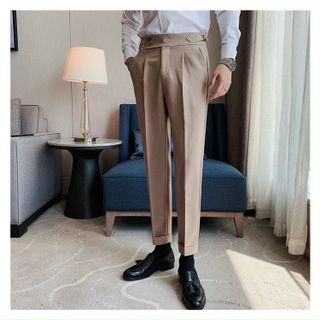 Quần âu nam sidetab TUTO5 Menswear QDT04 - quần tây nam cạp cao 2 khuy phong cách hàn quốc cao cấp kiểu mới trẻ trung