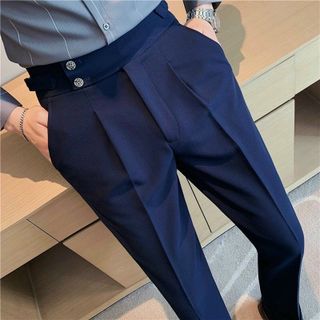 Quần âu nam sidetab TUTO5 Menswear QDT04 - quần tây nam cạp cao 2 khuy phong cách hàn quốc cao cấp kiểu mới trẻ trung