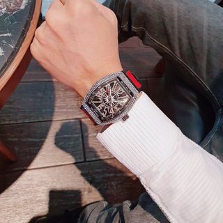 ĐỒNG HỒ NAM TRUNG CẤP FRANK MULER VIỀN HỘT