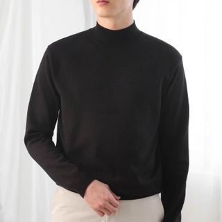 Áo Len Cổ Trung Nam TUTO5 Menswear AL02 - Áo Len Lông Thỏ Mềm Mịn Không Kích Ứng Da Ấm Áp Form Body Hàn Quốc Cao Cấp