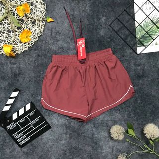 Quần đùi nữ 2 lớp viền Size m l xl xxl Ri 2222 Tách nửa ri được, quần thể thao nữ