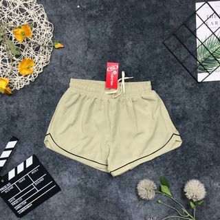 Quần đùi nữ 2 lớp viền Size m l xl xxl Ri 2222 Tách nửa ri được, quần thể thao nữ