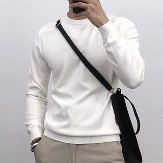 Áo Len Cổ Tròn Nam TUTO5 Menswear AL03 - Áo Len Lông Thỏ Mềm Mịn Không Kích Ứng Da Ấm Áp Form Body Hàn Quốc Cao Cấp