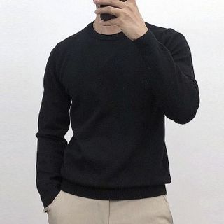 Áo Len Cổ Tròn Nam TUTO5 Menswear AL03 - Áo Len Lông Thỏ Mềm Mịn Không Kích Ứng Da Ấm Áp Form Body Hàn Quốc Cao Cấp