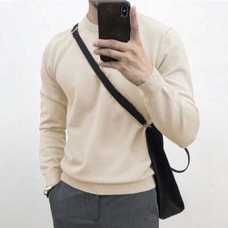 Áo Len Cổ Tròn Nam TUTO5 Menswear AL03 - Áo Len Lông Thỏ Mềm Mịn Không Kích Ứng Da Ấm Áp Form Body Hàn Quốc Cao Cấp