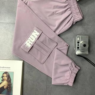 Quần jogger nữ dù Size m l xl xxl Ri 2222 Tách nửa ri được, quần thể thao nữ