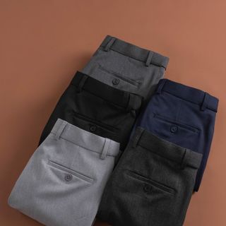 Quần âu nam cạp chun TUTO5 Menswear QDT05 - quần tây nam trơn dáng suông slimfit trẻ trung, năng động