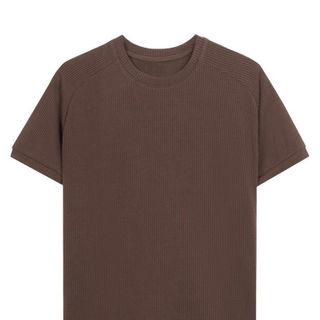 Áo thun ngắn tay gân nam AT04 - áo phông body TUTO5 Menswear cotton sợi gân trơn phối RAGLAN (bản nâng cấp) mềm mịn cổ tròn form slimfit