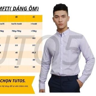 Áo sơ mi ngắn tay nam SMN01 - sơ mi trơn TUTO5 Slim fit cao cấp