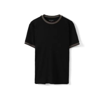 Áo thun nam cổ tròn Deline TUTO5 Menswear AT05 - áo phông phối màu vải cotton Pique dày dặn, mềm mịn, trẻ trung Hàn quốc