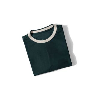 Áo thun nam cổ tròn Deline TUTO5 Menswear AT05 - áo phông phối màu vải cotton Pique dày dặn, mềm mịn, trẻ trung Hàn quốc