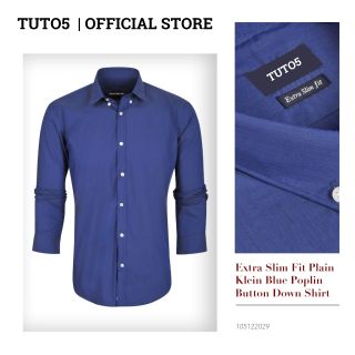 Áo sơ mi nam dài tay trơn xanh Navy đậm TUTO5 Extraslimfit chống nhăn 105122029 giá sỉ