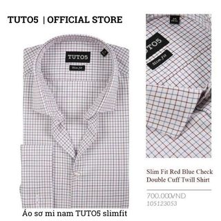 Áo sơ mi nam dài tay kẻ caro TUTO5  Slimfit cufflinks chống nhăn 105123053 giá sỉ