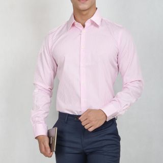 Áo sơ mi nam dài tay kẻ sọc Slim fit chống nhăn TRISTAN336