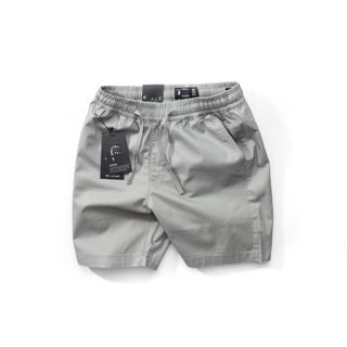 Quần short nam Pundo, chất Kaki lưng thun, quần thể thao nam