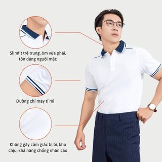 ÁO POLO SLIMFIT COOLMAX PIQUE A02131