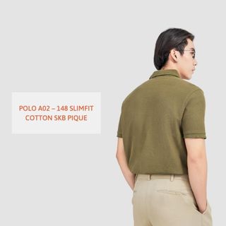 ÁO POLO A02148 REGULAR COTTON SKB PIQUE