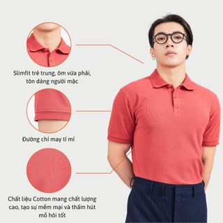 ÁO POLO A02148 REGULAR COTTON SKB PIQUE