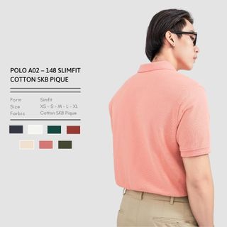 ÁO POLO A02148 REGULAR COTTON SKB PIQUE