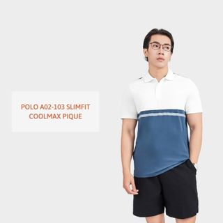 ÁO POLO A02103 SLIMFIT COOLMAX PIQUE
