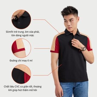 ÁO POLO A02117 SLIMFIT PREMIUM PIQUE CVC