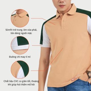 ÁO POLO A02117 SLIMFIT PREMIUM PIQUE CVC
