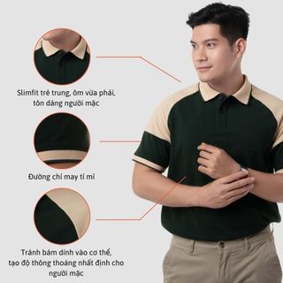 POLO A02124 SLIMFIT CÁ MẬP TC 2C