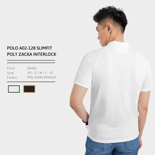 POLO A02128 SLIMFIT POLY ZACKA INTERLOCK