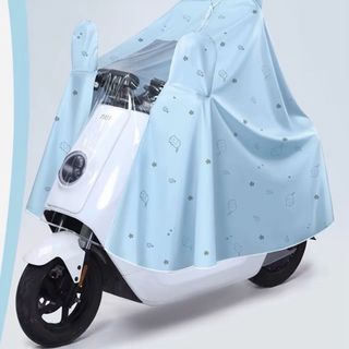 Áo mưa chùm đi xem máy có tai che gương 2 bên