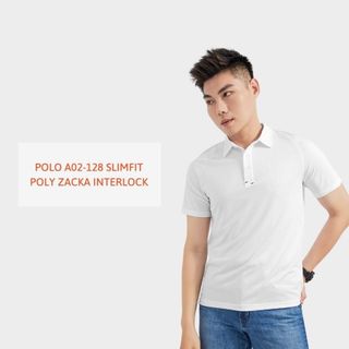 POLO A02128 SLIMFIT POLY ZACKA INTERLOCK