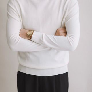 Áo len cổ cao nam 3cm TUTO5 Menswear dài tay, ấm áp Slim Fit ABA5PAT