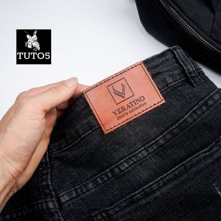 Quần jean xước nam JT01 - quần bò TUTO5 Menswear ống suông Slim fit giá sỉ