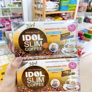 CAFE GIẢM CÂN THÁI LAN, CÀ PHÊ IDOL SLIM 3IN1 GIẢM MẠNH GẤP ĐÔI - SILVER
