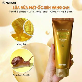 Sữa rửa mặt ốc Sên vàng 24k